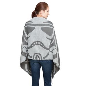100% Acrylic Blanket Scarf Star Wars Stormtrooper